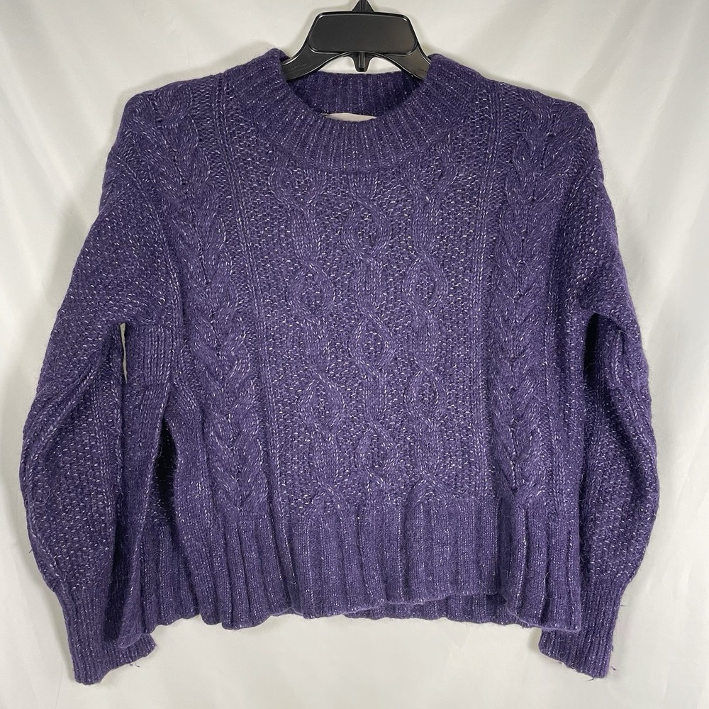 Everlane Cloud Cable Knit Alpaca Merino Wool Fisherman's Oversize Sweater Small
